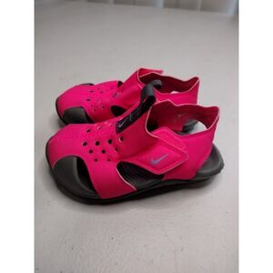 Nike Kids Water Sandals Pink Athletic Hook Loop Closure Toddler Size 5C